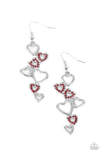 Paparazzi-Sweetheart Serenade - Red Earring