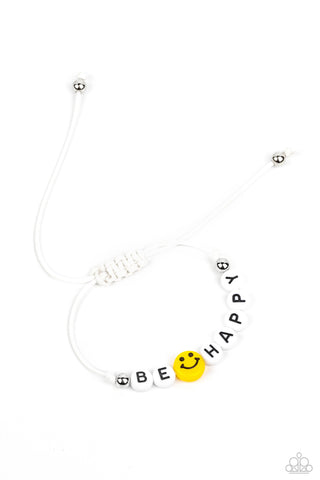 Paparazzi-I Love Your Smile - White Bracelet