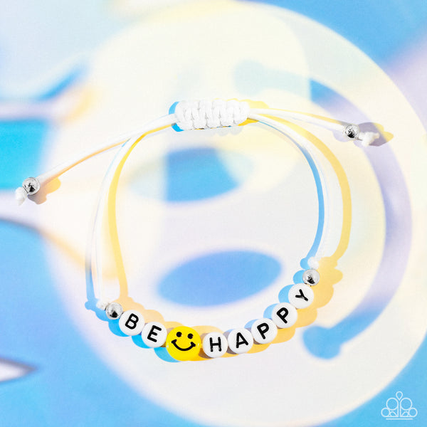 Paparazzi-I Love Your Smile - White Bracelet