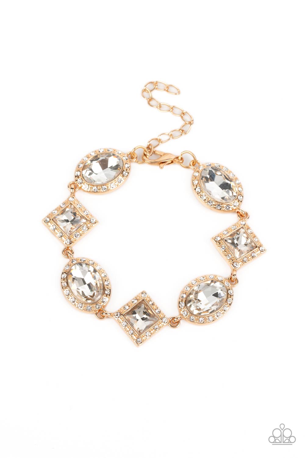 Paparazzi-Decade of Dazzle - Gold Bracelet