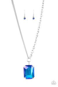 Paparazzi-Instant Intimidation - Blue Necklace