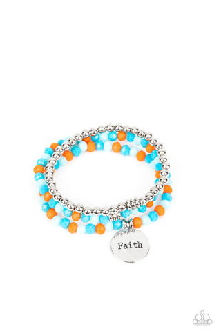 Paparazzi-Fashionable Faith - Multi Bracelet