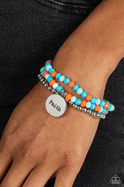 Paparazzi-Fashionable Faith - Multi Bracelet