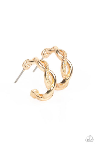 Paparazzi-Infinite Incandescence - Gold Earring
