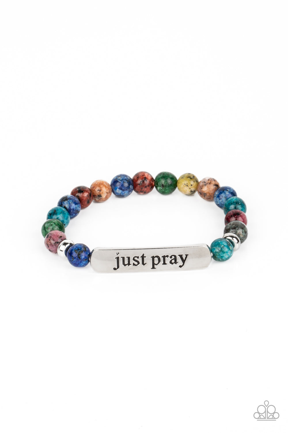 Paparazzi-Just Pray - Multi Bracelet