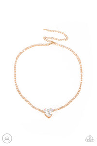 Paparazzi-Flirty Fiance - Gold Necklace