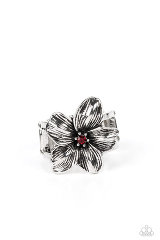 Paparazzi-Tropical Treat - Red Ring