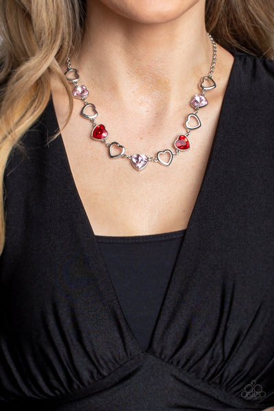 Paparazzi-Contemporary Cupid - Multi Necklace