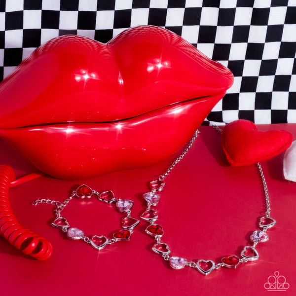 Paparazzi-Contemporary Cupid - Multi Necklace