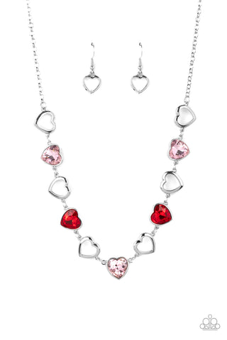 Paparazzi-Contemporary Cupid - Multi Necklace