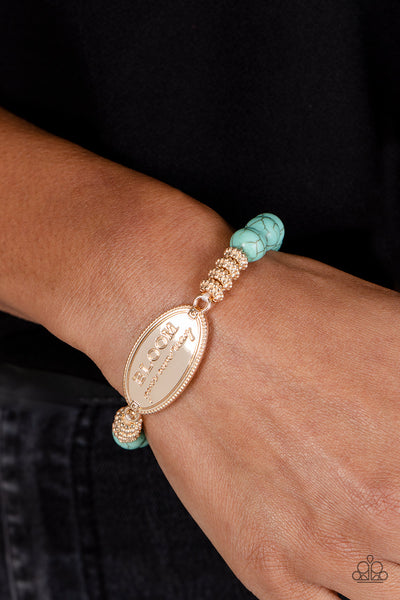 Paparazzi-Bedouin Bloom - Gold Bracelet