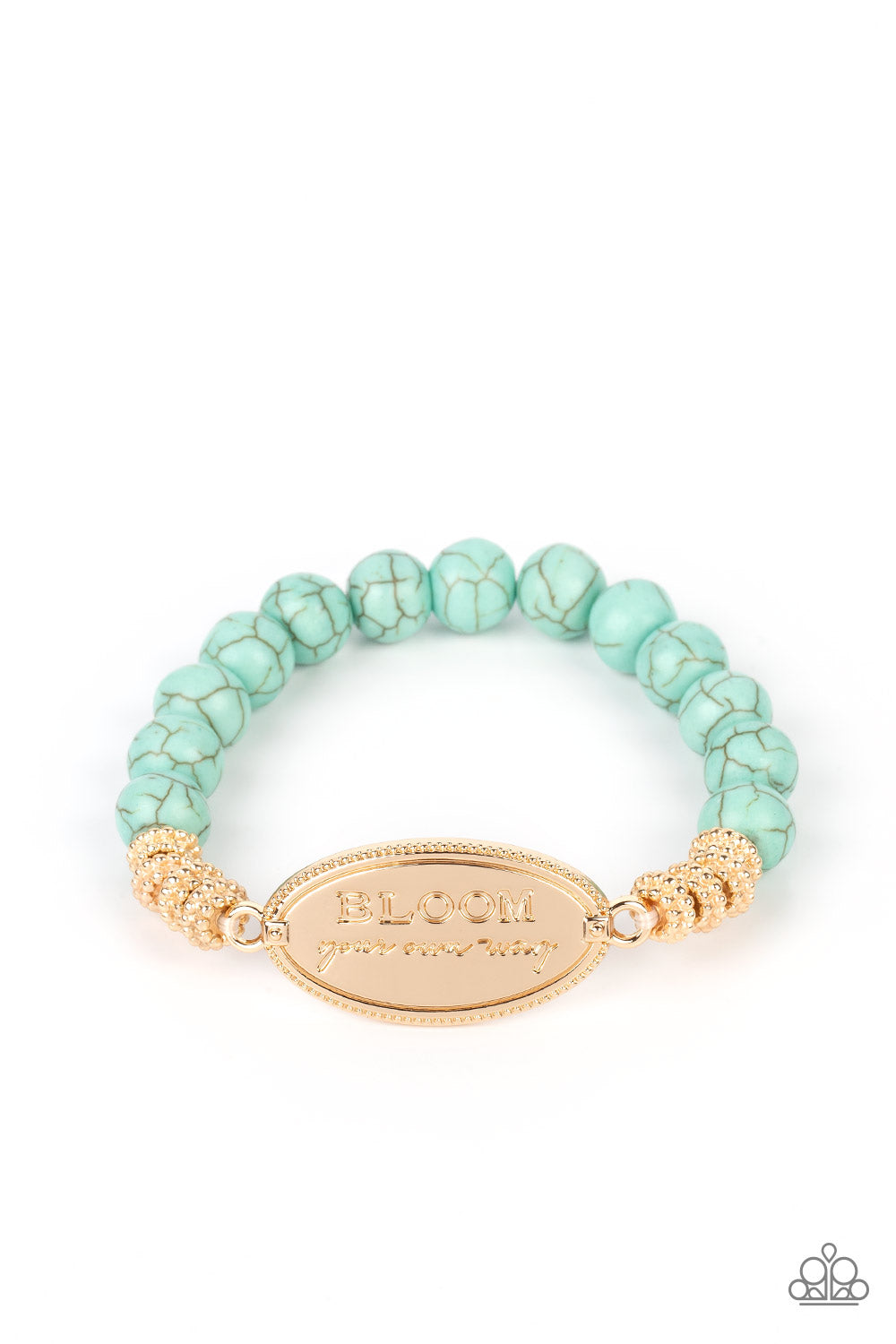 Paparazzi-Bedouin Bloom - Gold Bracelet