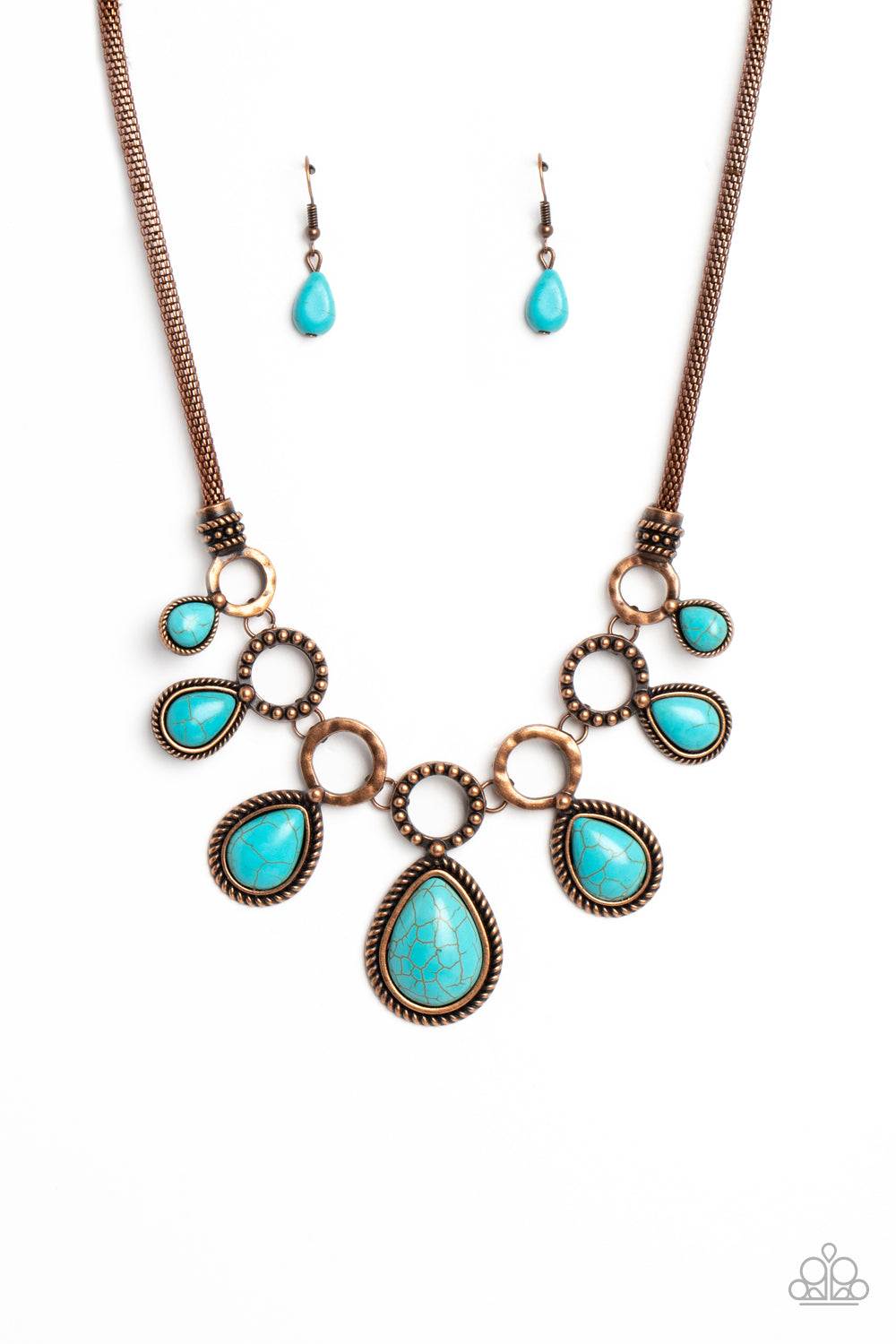 Paparazzi-Riverside Relic - Copper Necklace