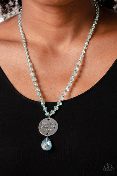Paparazzi-Priceless Plan - Blue Necklace