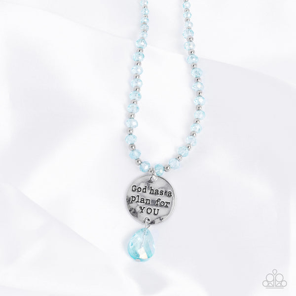 Paparazzi-Priceless Plan - Blue Necklace
