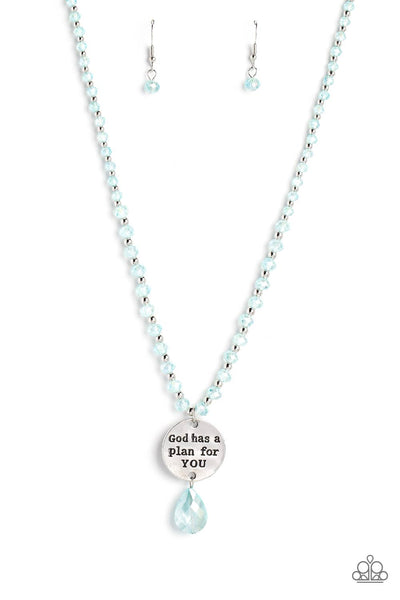 Paparazzi-Priceless Plan - Blue Necklace