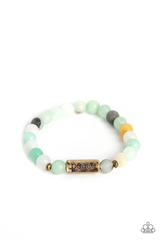 Paparazzi-Serene Season - Blue Bracelet