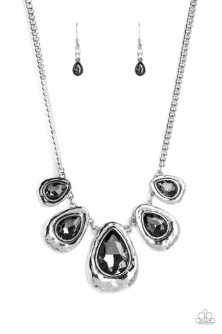 Paparazzi-Formally Forged - Silver Necklace