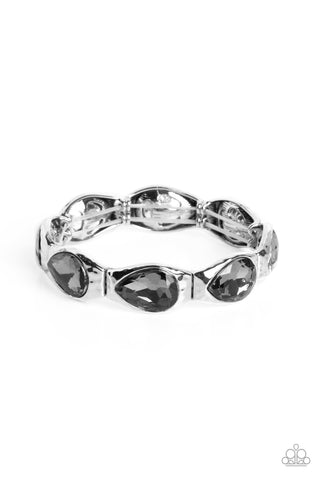 Paparazzi-Formal Fanfare - Silver Bracelet