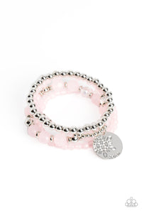 Paparazzi-Surfer Style - Pink Bracelet