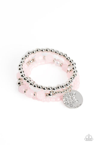 Paparazzi-Surfer Style - Pink Bracelet