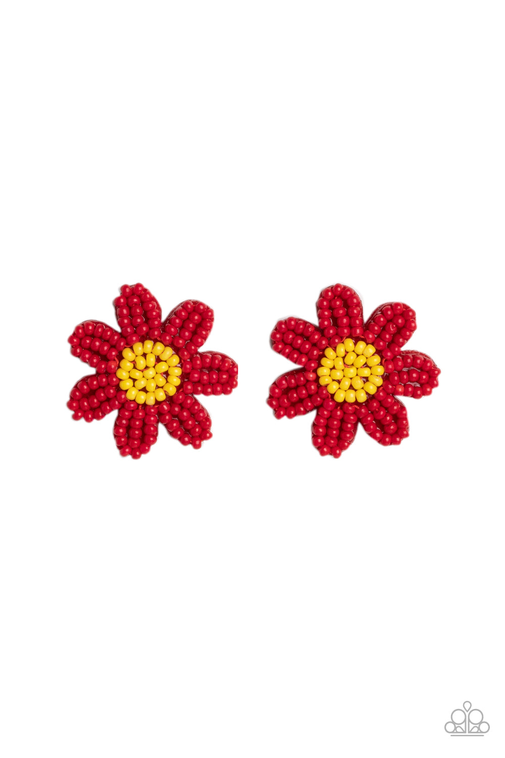 Paparazzi-Sensational Seeds - Red Earring