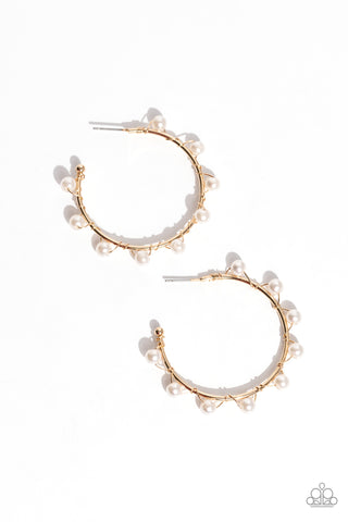 Paparazzi-Night at the Gala - Gold Earring