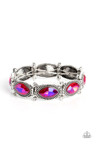 Paparazzi-Dancing Diva - Pink Bracelet