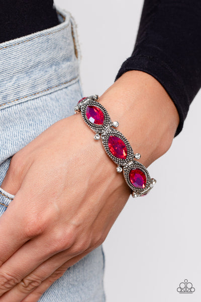 Paparazzi-Dancing Diva - Pink Bracelet