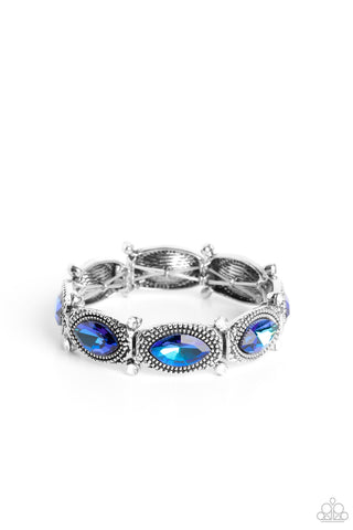 Paparazzi-Dancing Diva - Blue Bracelet