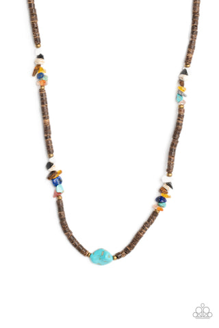 Paparazzi-Stony Survivor - Multi Necklace