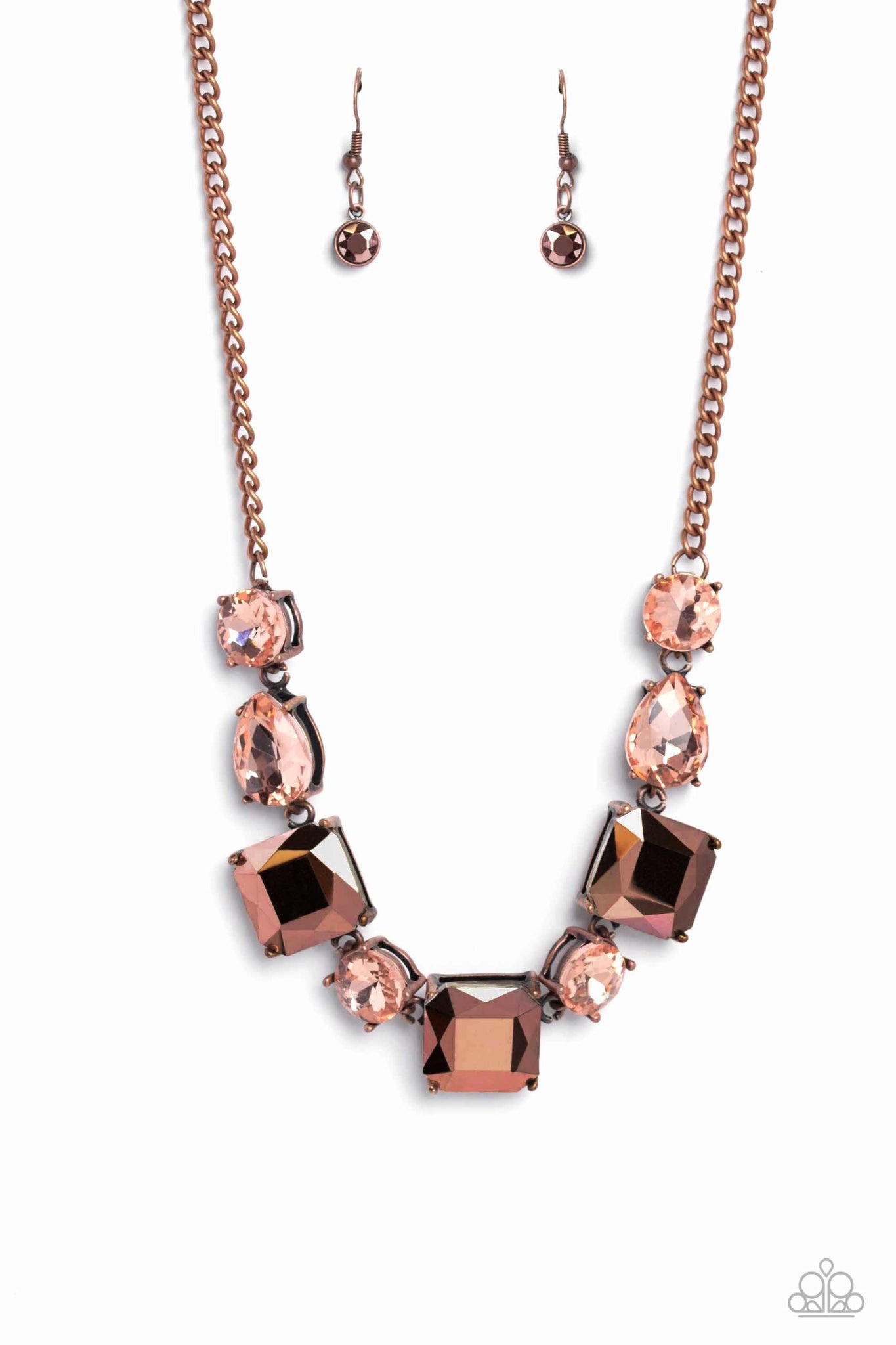 Paparazzi-Elevated Edge - Copper Necklace