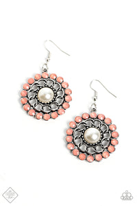 Paparazzi-Effortlessly Eden - Orange Earring