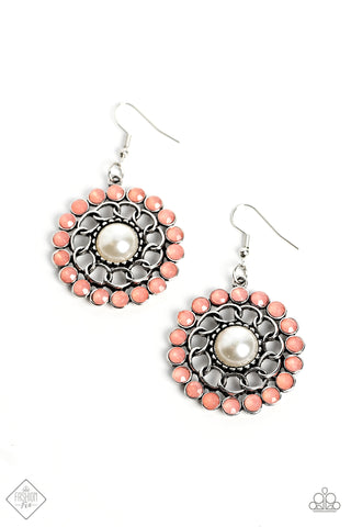 Paparazzi-Effortlessly Eden - Orange Earring