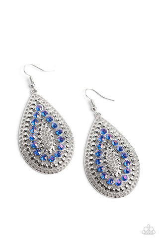 Paparazzi-Spirited Socialite - Blue Earring