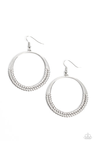 Paparazzi-Material PEARL - White Earring