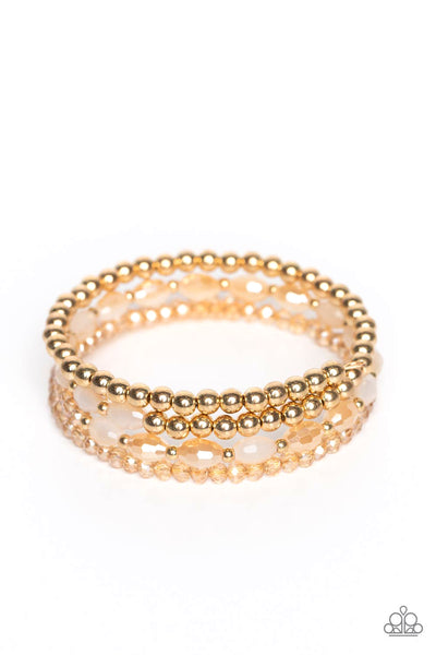 Paparazzi-Celestial Chapter - Gold Bracelet