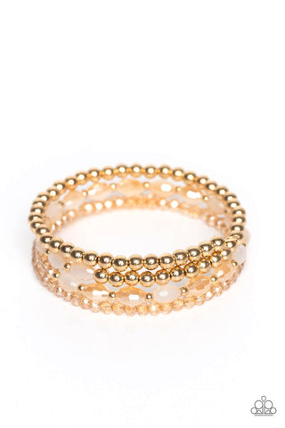 Paparazzi-Celestial Chapter - Gold Bracelet