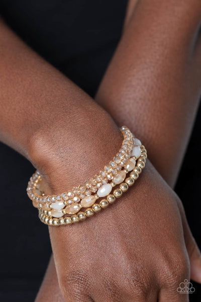 Paparazzi-Celestial Chapter - Gold Bracelet