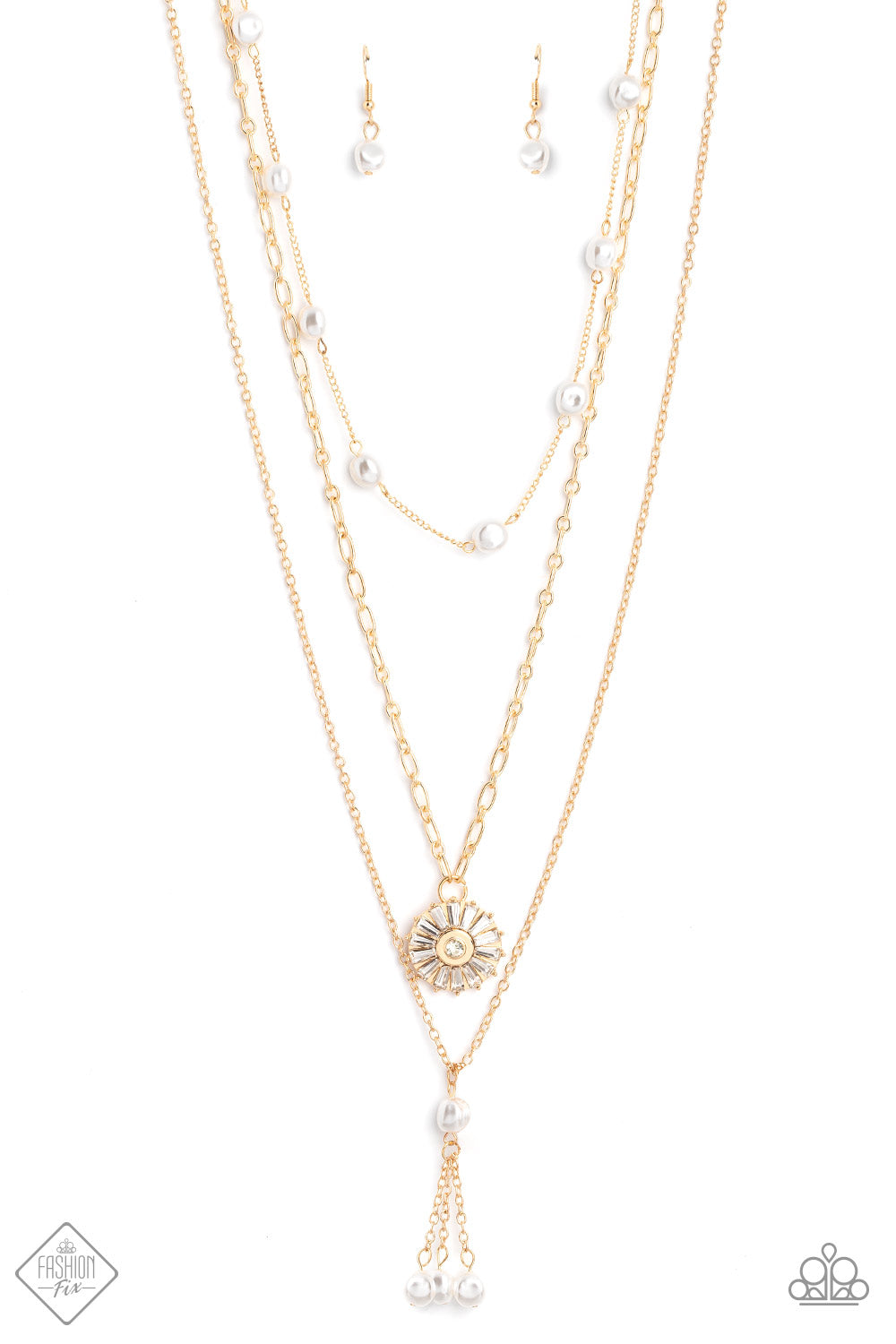 Paparazzi-Audaciously Austen - Gold Necklace