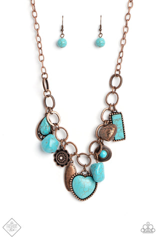 Paparazzi-Countryside Collection - Copper Necklace