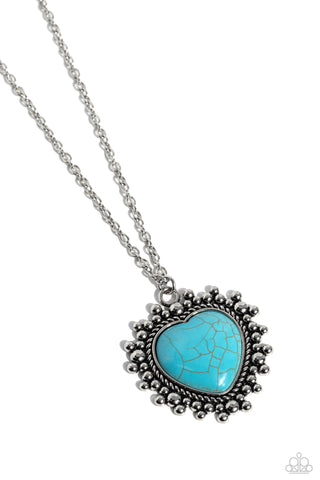 Paparazzi-Southwestern Sentiment - Blue Necklace