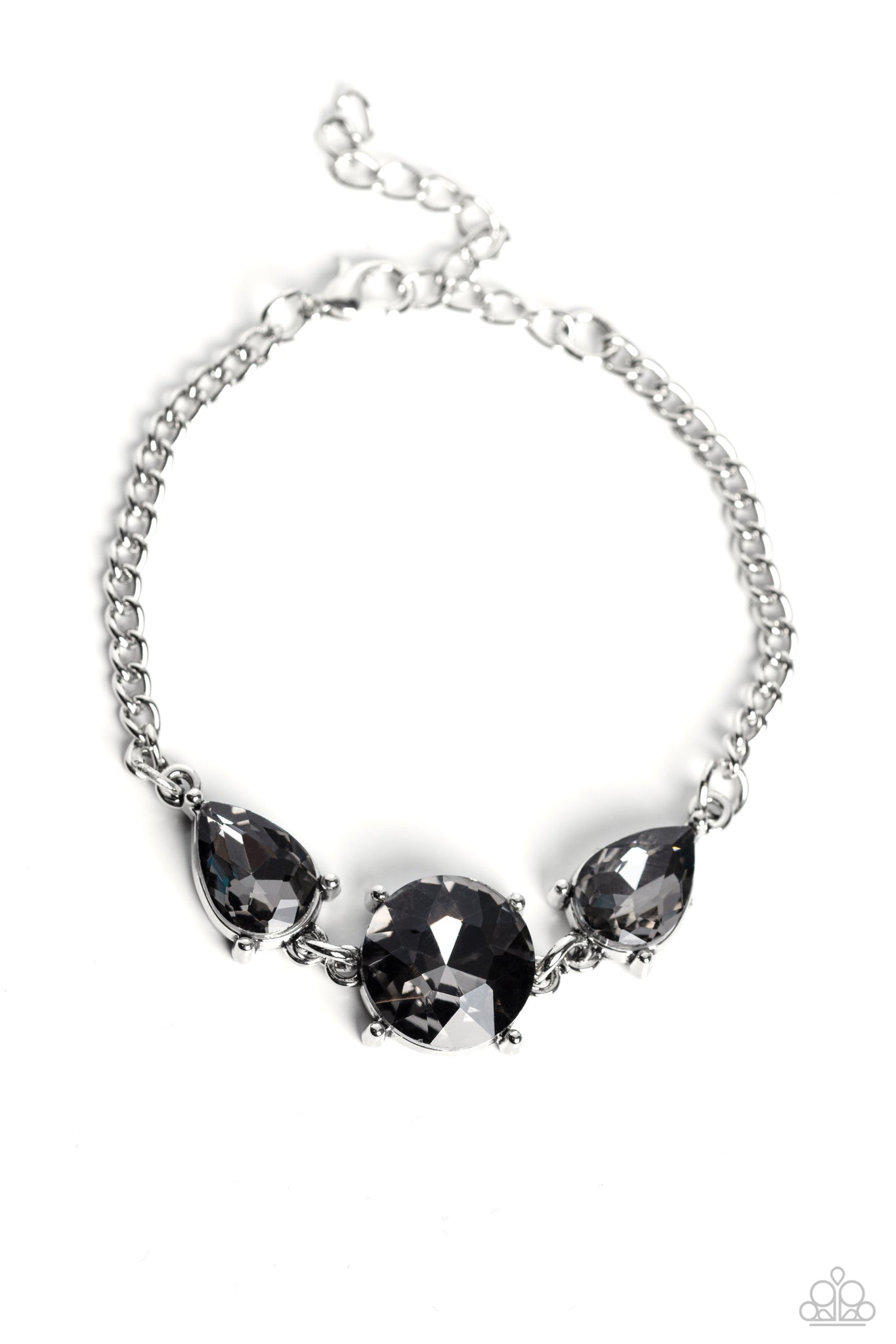 Paparazzi-Twinkling Trio - Silver Bracelet