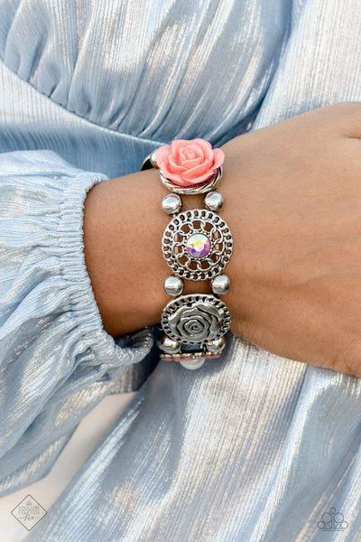 Paparazzi-Optimistic Oasis - Orange Bracelet