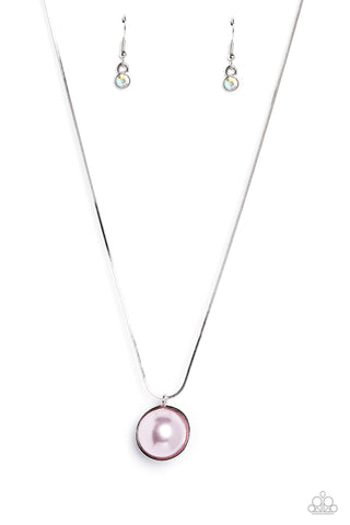 Paparazzi-Haute Hybrid - Pink Necklace