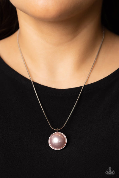 Paparazzi-Haute Hybrid - Pink Necklace