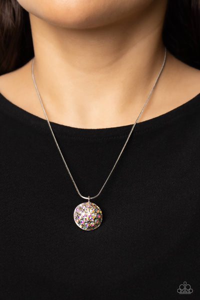 Paparazzi-Haute Hybrid - Pink Necklace