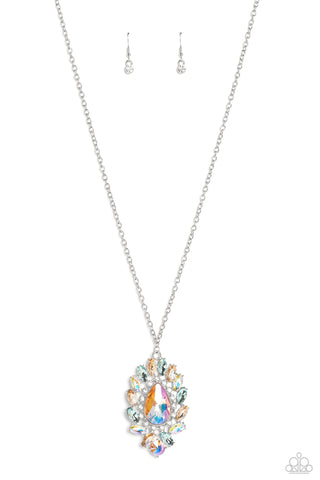 Paparazzi-Over the TEARDROP - Multi Necklace