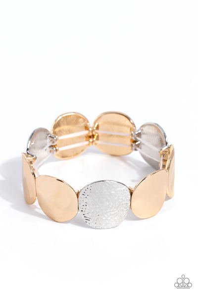 Paparazzi-Rippling Record - Multi Bracelet