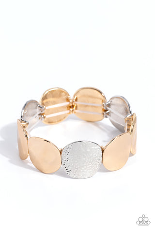 Paparazzi-Rippling Record - Multi Bracelet